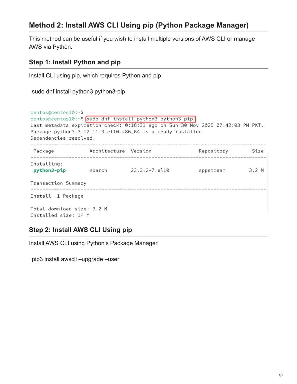 PPT - How to Install AWS CLI on CentOS 10 PowerPoint Presentation, free ...