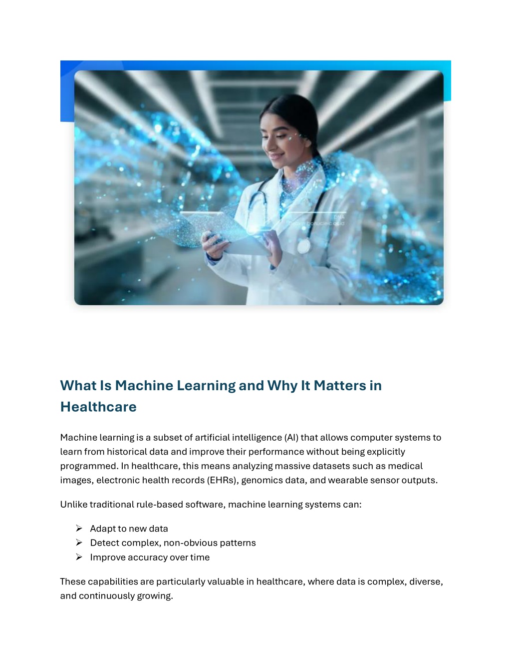 PPT - Machine Learning in Healthcare 9 Powerful Innovations1 PowerPoint ...