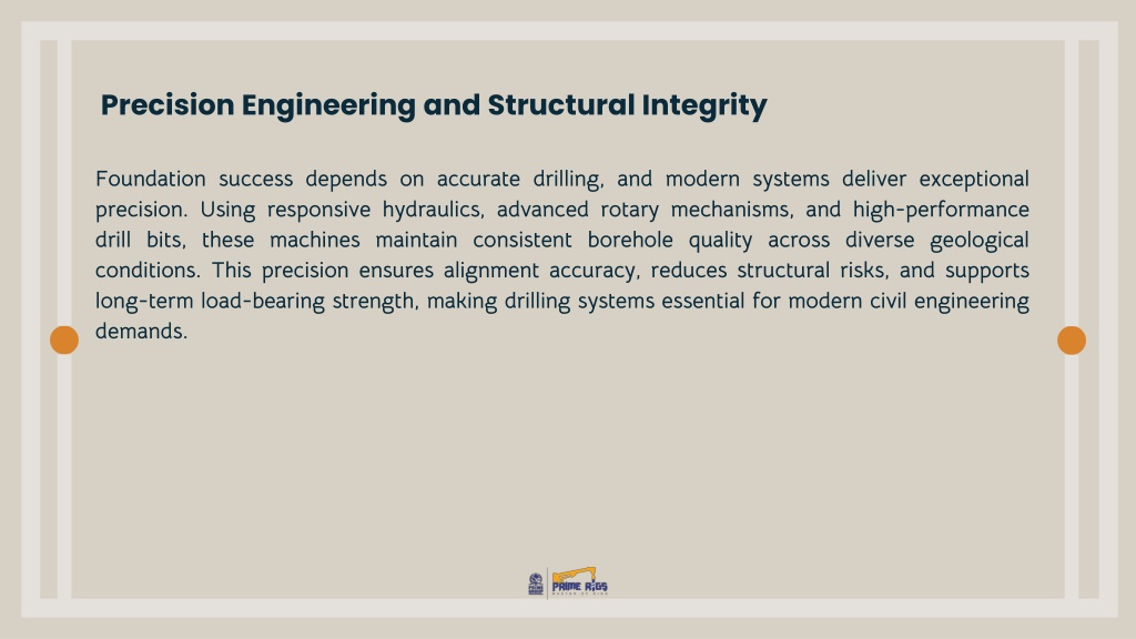 PPT - Why Heavy-Duty Drilling Systems Matter in Modern Construction ...