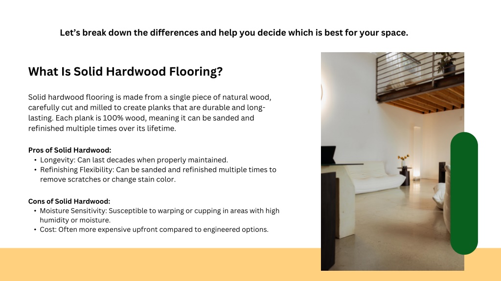 PPT - Engineered vs. Solid Hardwood Flooring Which Is Right for Your ...