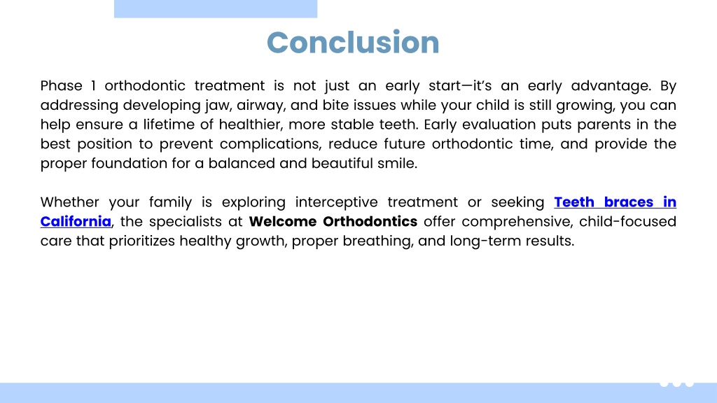 PPT - What Is Phase 1 Orthodontic Treatment — And Why Your Child Might ...