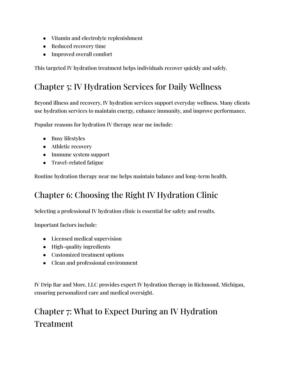PPT - A Complete Guide to IV Hydration Therapy in Richmond, Michigan ...