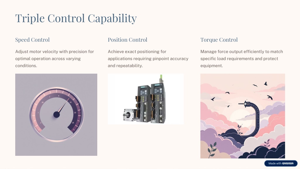 Precise Position Control System PPT - AC Servo Motor Control System for Precise Movement PowerPoint ...