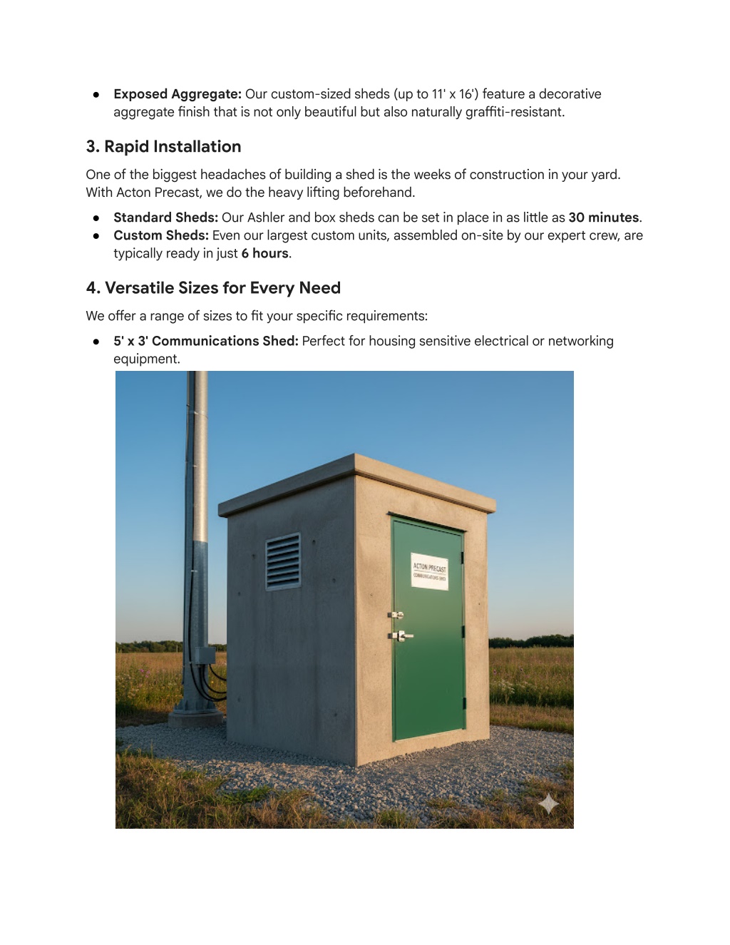 PPT - Why Precast Concrete is the Ultimate Solution for Storage Sheds ...