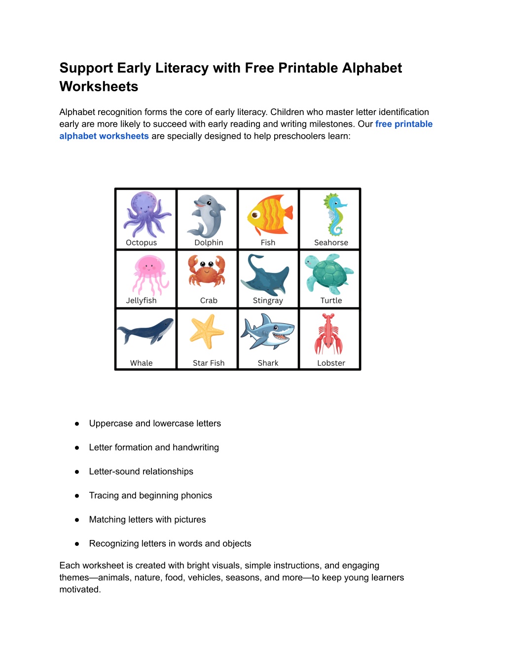 PPT - High-Quality Educational Printables for Kids | Early Ed-ventures ...