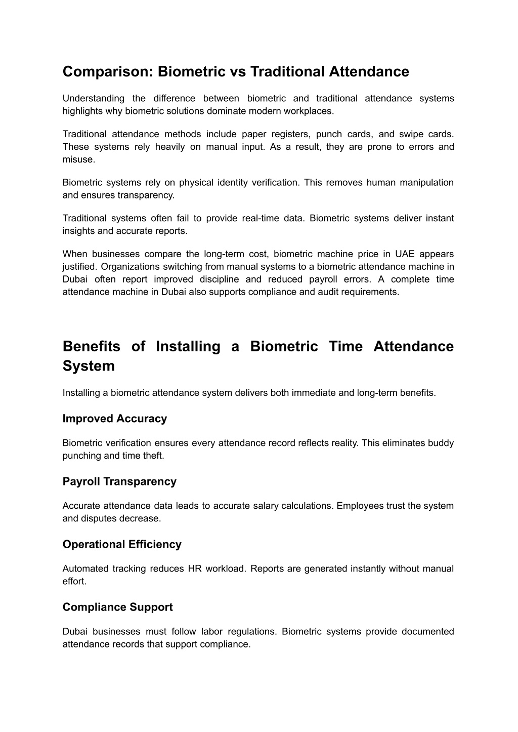 PPT - What Is the Biometric Machine Price in UAE for Dubai Offices ...