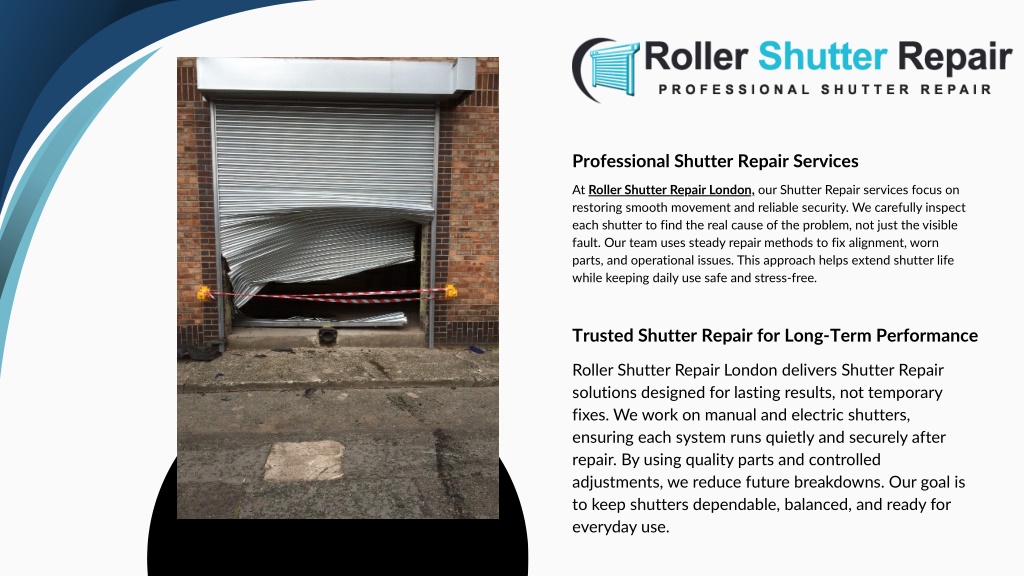 PPT - Everyday Shutter Repair Crafted For Quiet Motion And Reliable ...