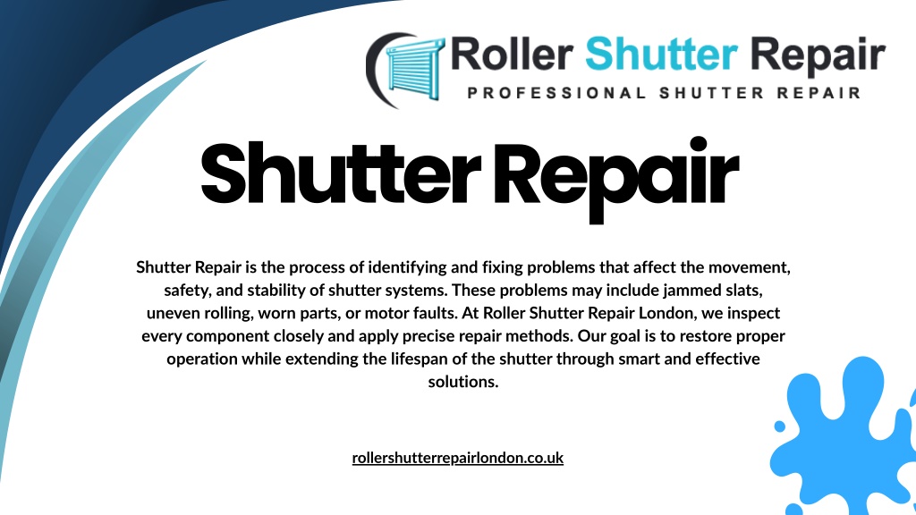 PPT - Everyday Shutter Repair Crafted For Quiet Motion And Reliable ...