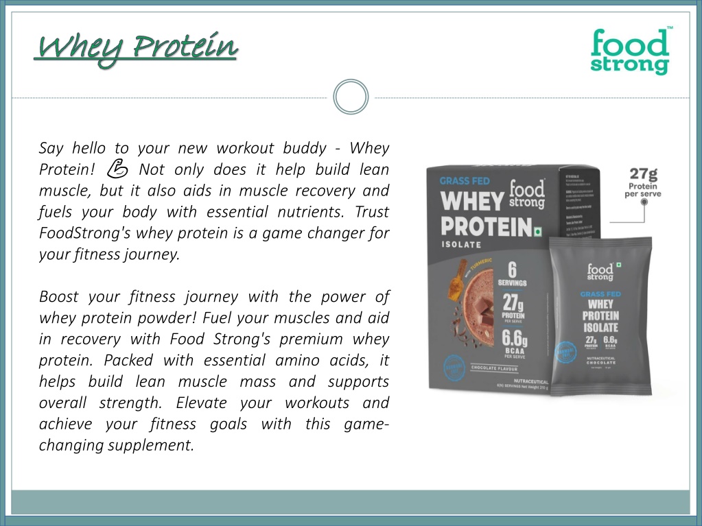 PPT - Healthy Meal Options || Whey Protein PowerPoint Presentation ...