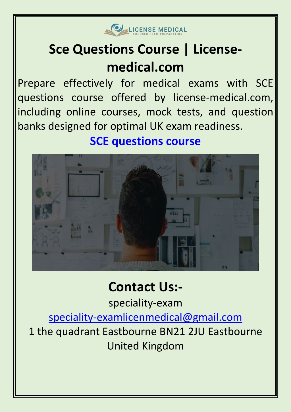 Questioning Medical PPT - Sce Questions Course License-medical.com PowerPoint Presentation ...