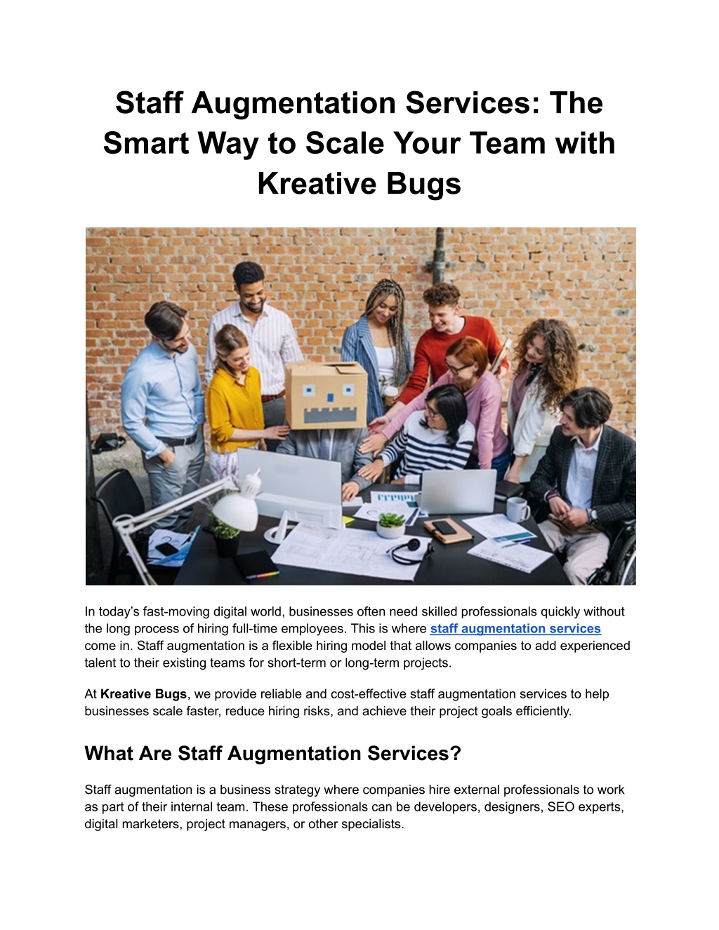 PPT - Staff Augmentation Services_ The Smart Way to Scale Your Team ...