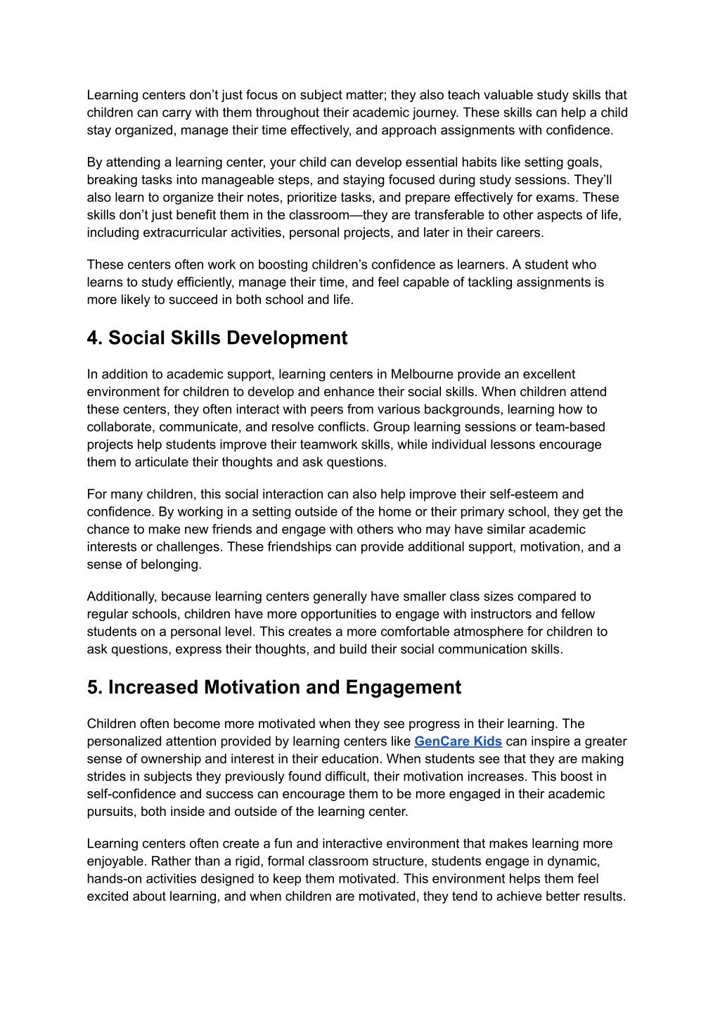 PPT - Top 5 Benefits of Enrolling Your Child in a Learning Center in ...