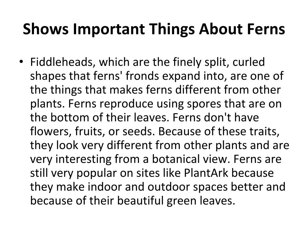PPT - Ferns_ An Introduction to Ancient Vascular Plants PowerPoint ...