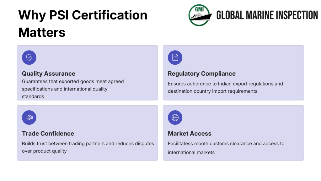 PPT - PSI Certification in India – Global Marine Inspection PowerPoint ...