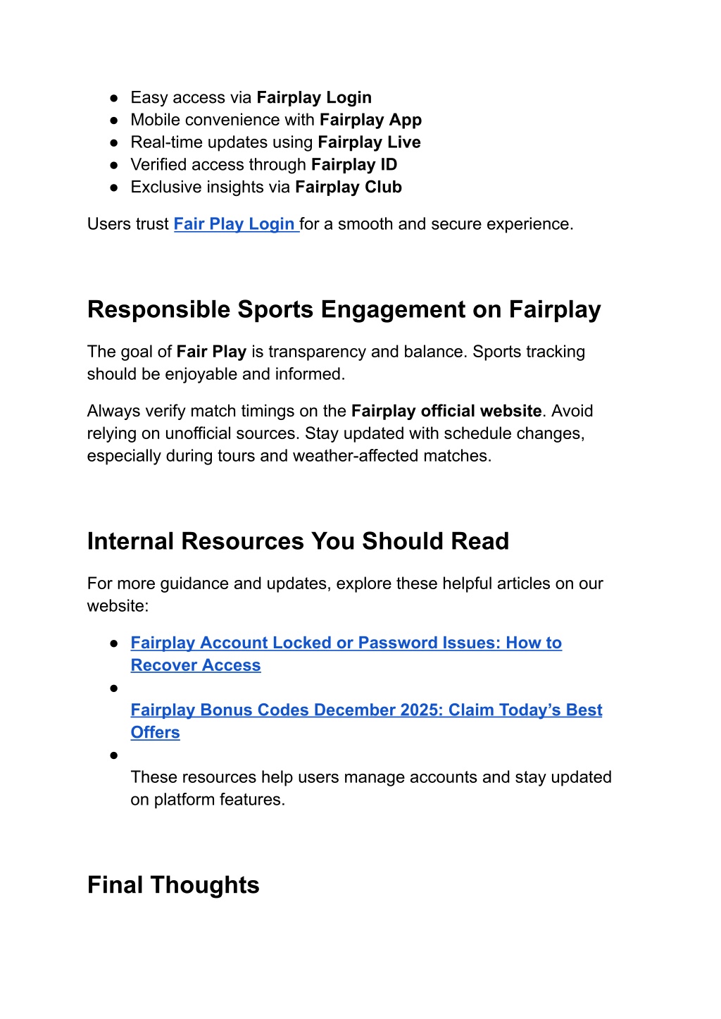 PPT - Fairplay Sports Calendar January 2026 Top 10 Matches ...
