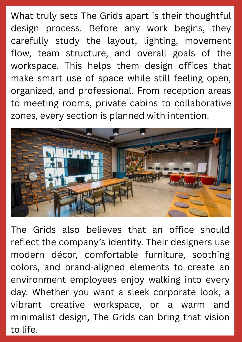 PPT - Designing Workspaces That Inspire Success Why The Grids Is a ...