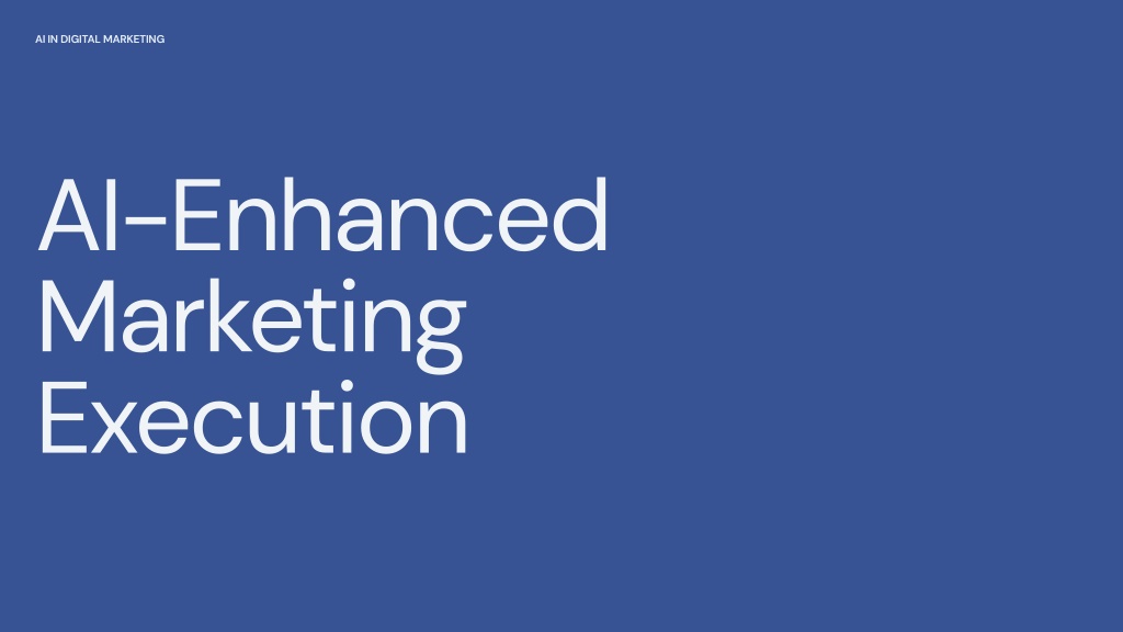 PPT - AI in Digital Marketing by SKDM PowerPoint Presentation, free ...