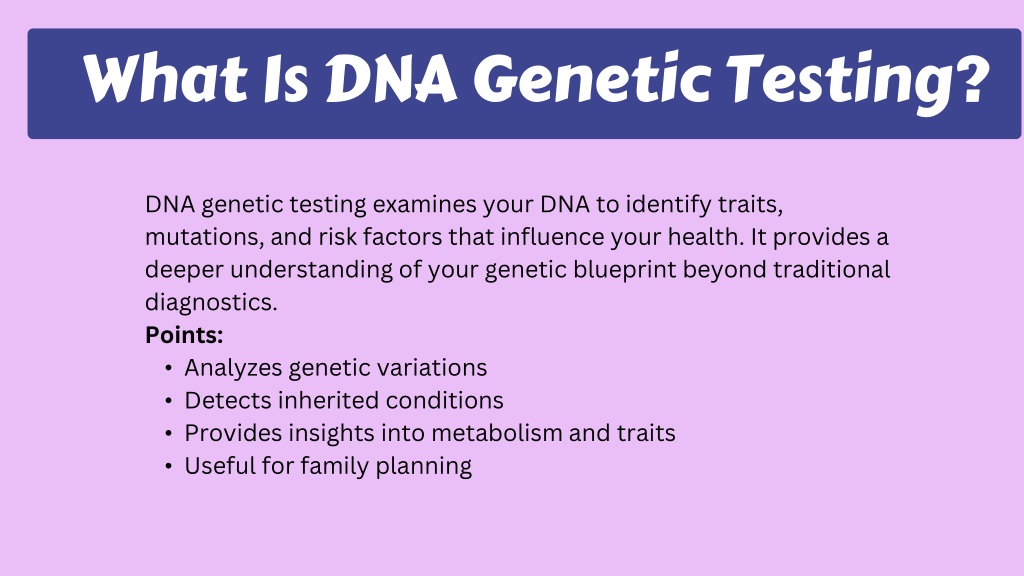 Dna Testing Accuracy PPT - Where Trusted Accuracy Meets Expert Support – Lord’s Pathology ...