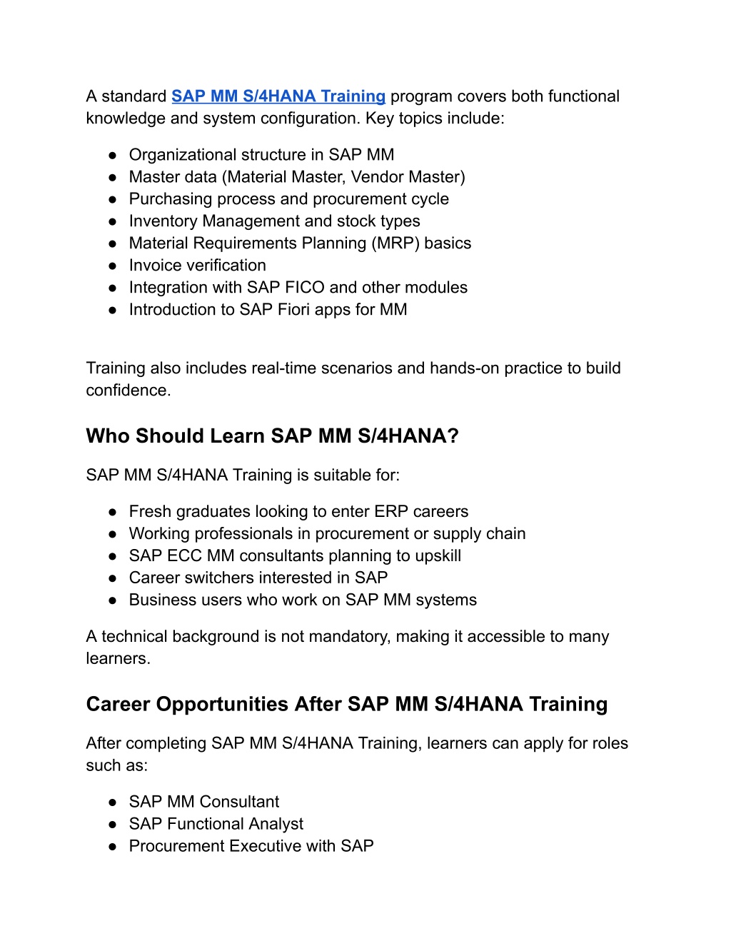 PPT - SAP MM S_4HANA Training – Update 2026 PowerPoint Presentation ...