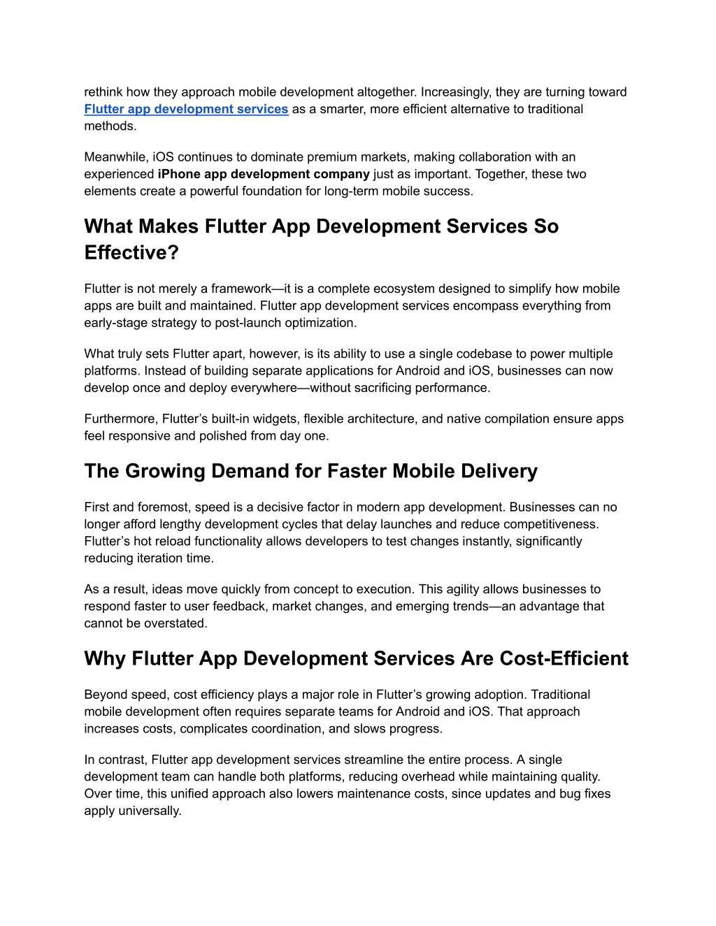 PPT - Why Flutter App Development Services Are Reshaping the Future of ...
