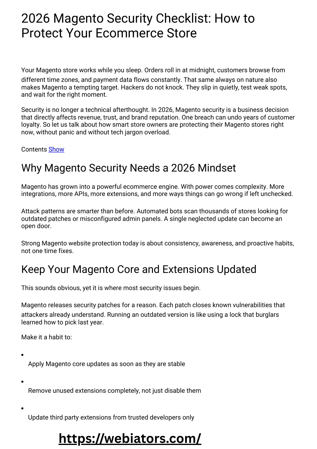PPT - 2026 Guide to Magento Security: Protecting Your Online Store ...