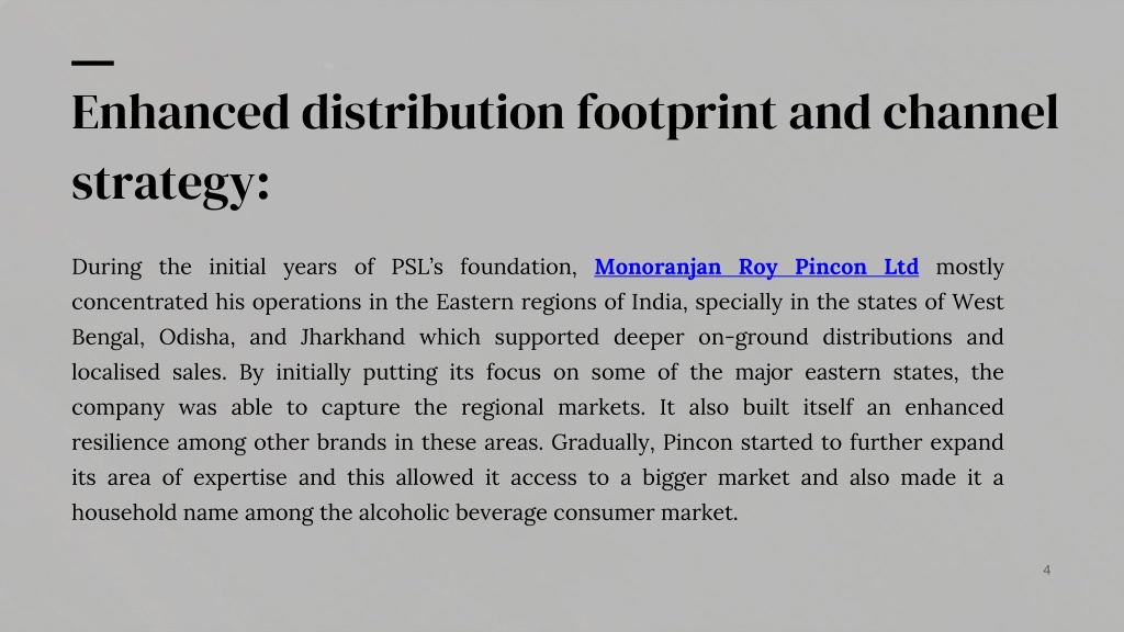 PPT - Pincon’s Regional Branding Strategy Building a Strong Foothold in ...