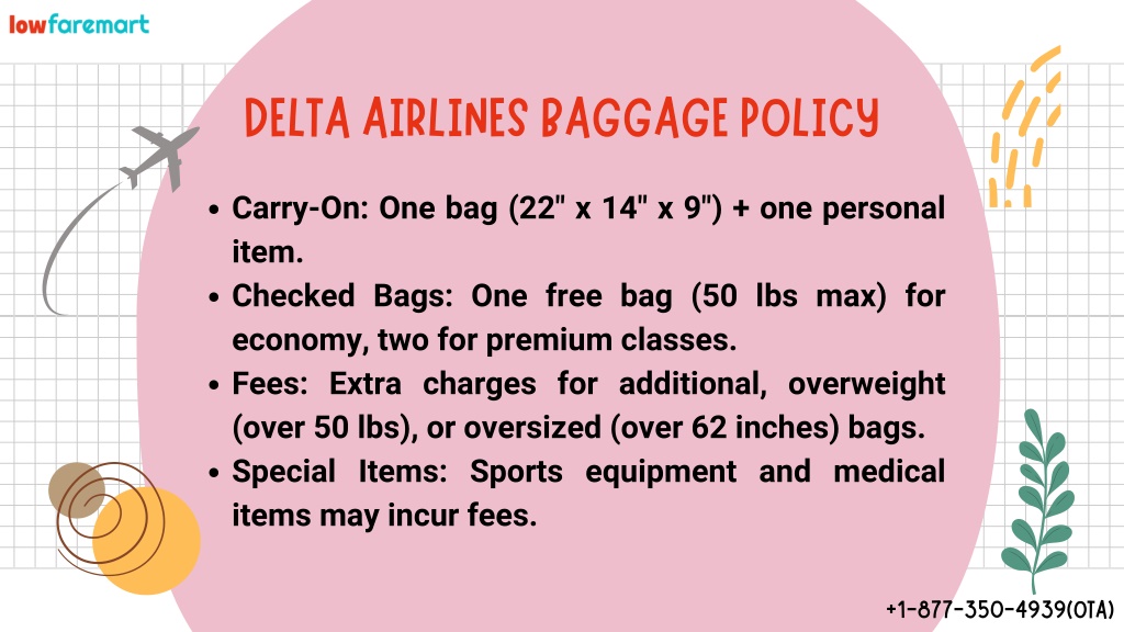 PPT - Delta Airlines Baggage Policies A Complete Guide PowerPoint