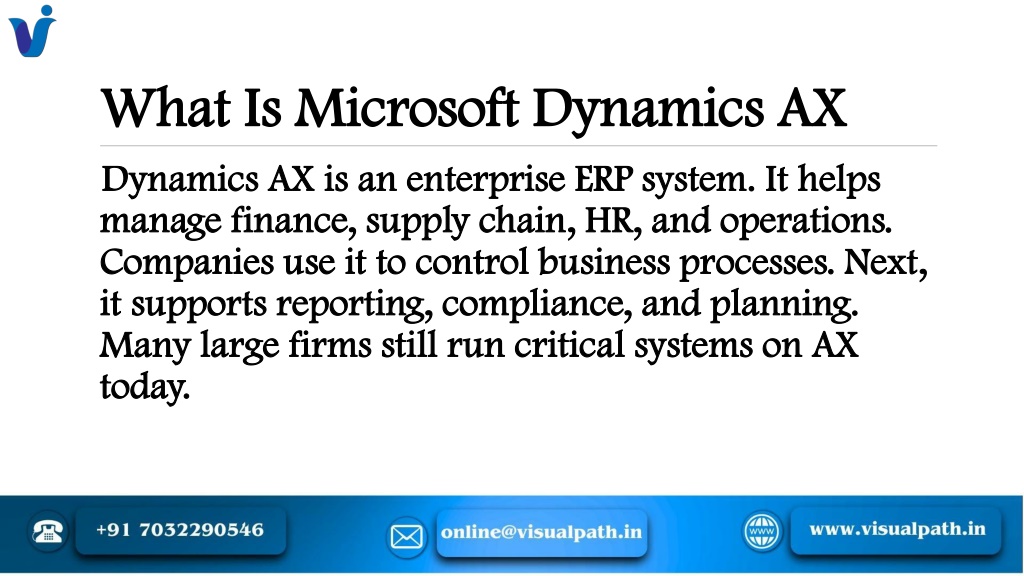 PPT - MicroSoft Dynamics Ax Training in Ameerpet with Real Project ...
