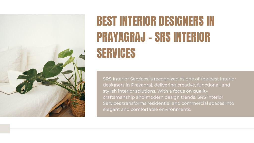 PPT - Best Interior Designers in Prayagraj: Stylish & Customized Spaces ...