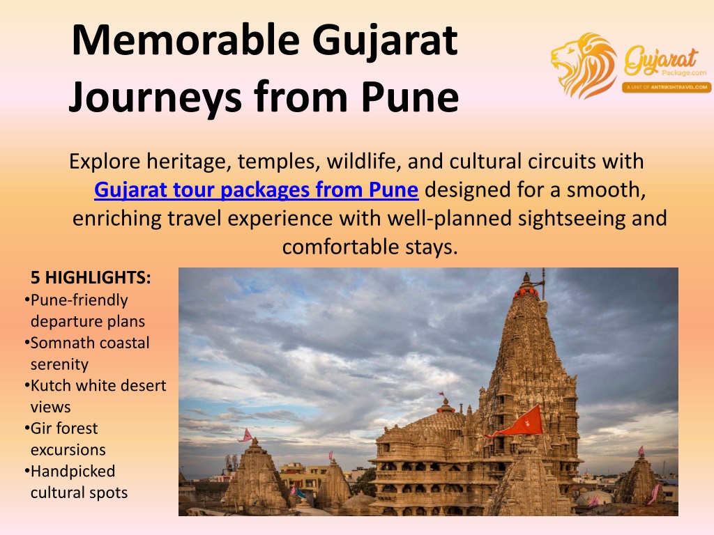 PPT - Affordable Gujarat Tour Packages for Divine & Cultural Journeys ...
