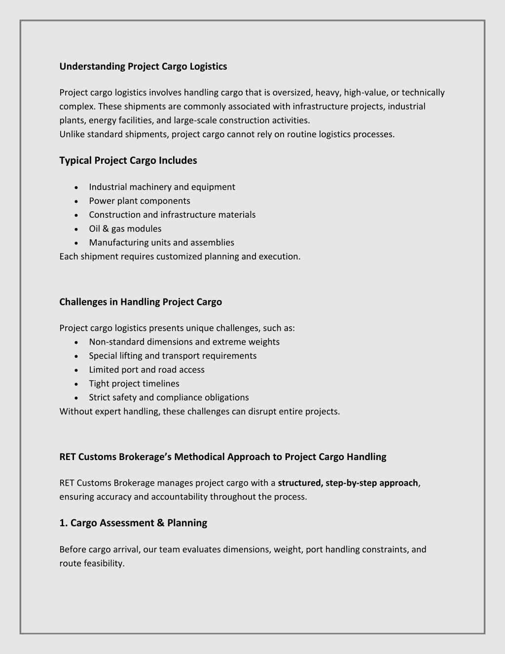PPT - Smart Cargo Releasing, Secure Warehousing & Project Cargo ...