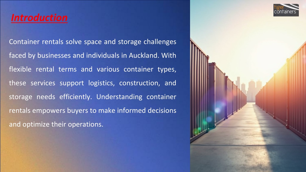 PPT - Rental Container in Auckland PowerPoint Presentation, free ...