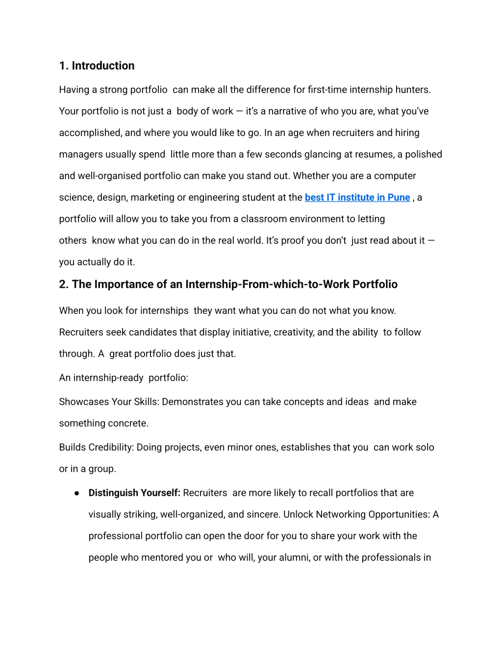 PPT - How to Build an Internship-Ready Portfolio PowerPoint ...