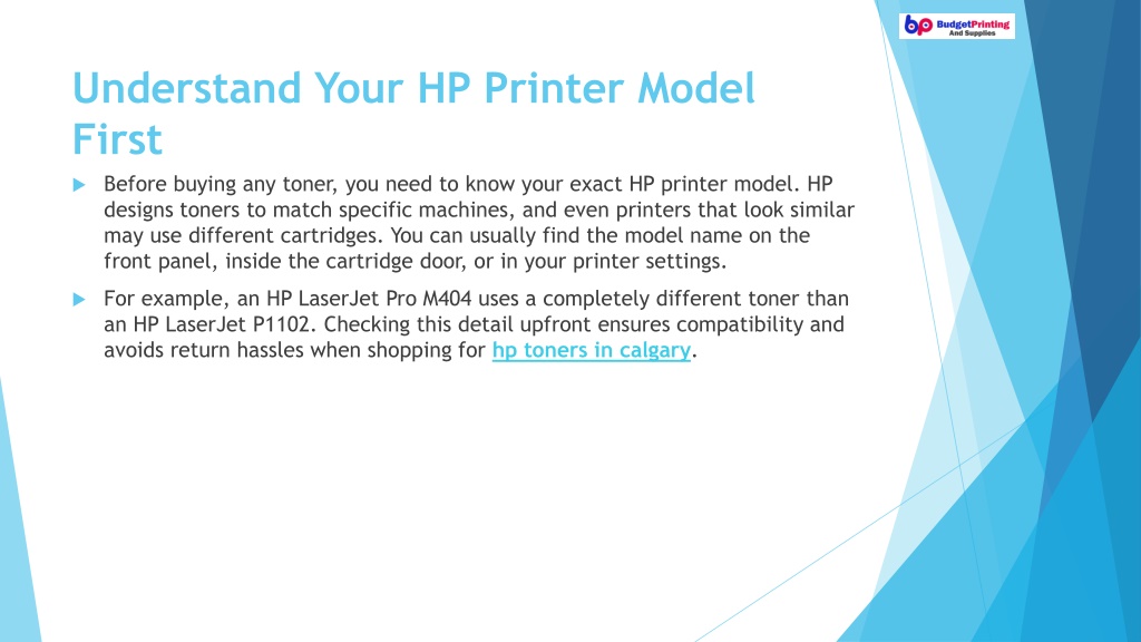 PPT - Guide to Choosing the Right HP Toners in Calgary for Your Printer ...