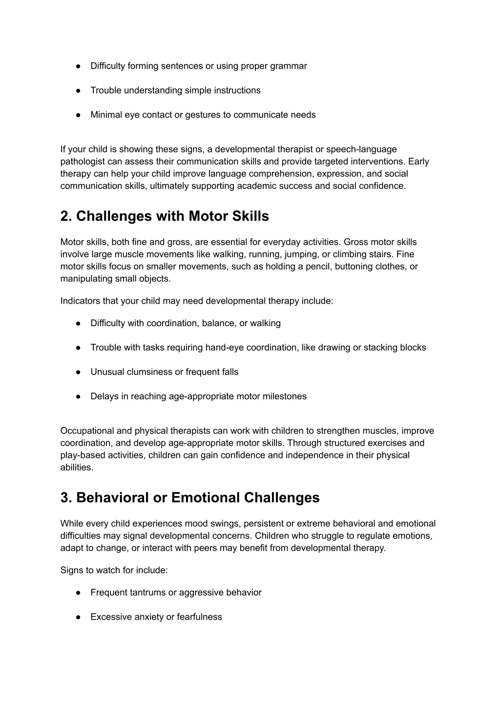 PPT - 5 Signs Your Child Might Benefit from Developmental Therapy ...
