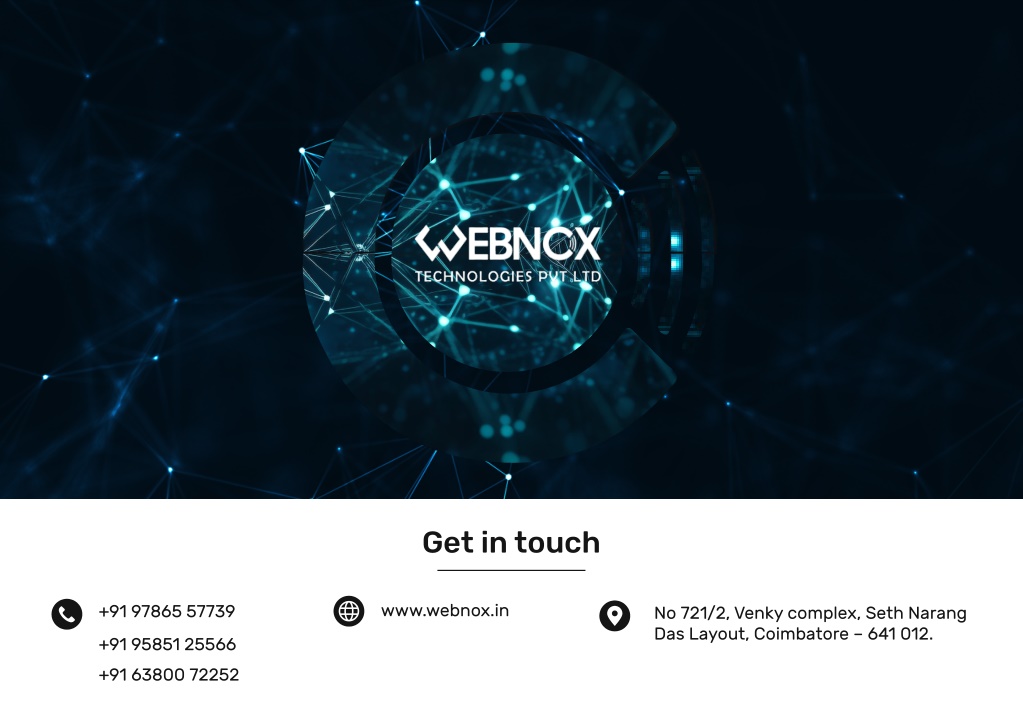 PPT - Webnox Technologies Pvt Ltd - Brochure PowerPoint Presentation ...