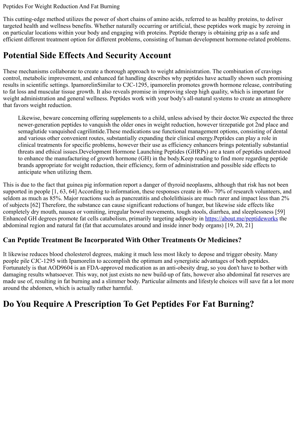 Curated visual reference: Ppt Peptides For Fat Burning Explained Glp 1 Cjc 1295 Photo Inspiration
