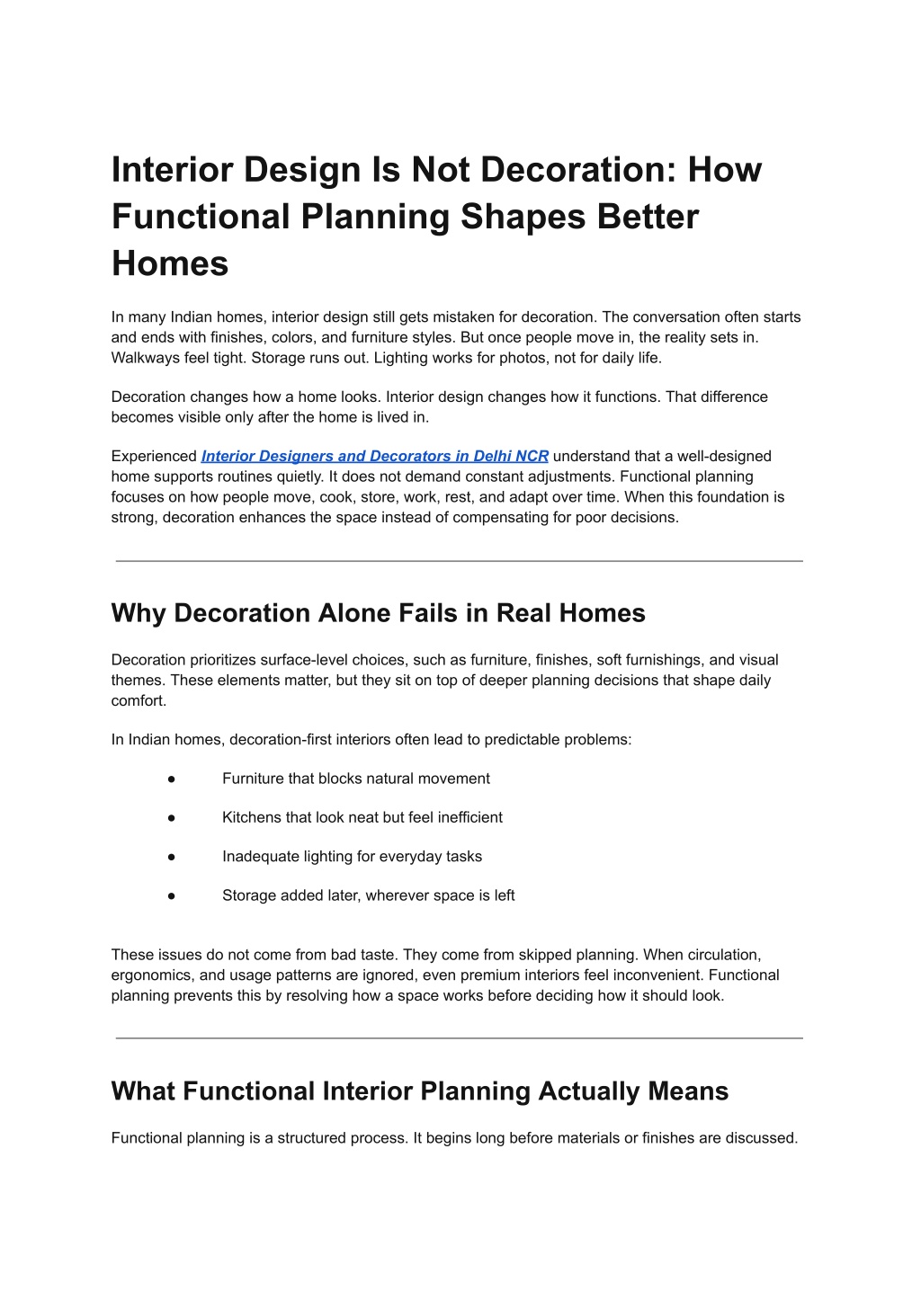 PPT - Interior Design Is Not Decoration_ How Functional Planning Shapes ...