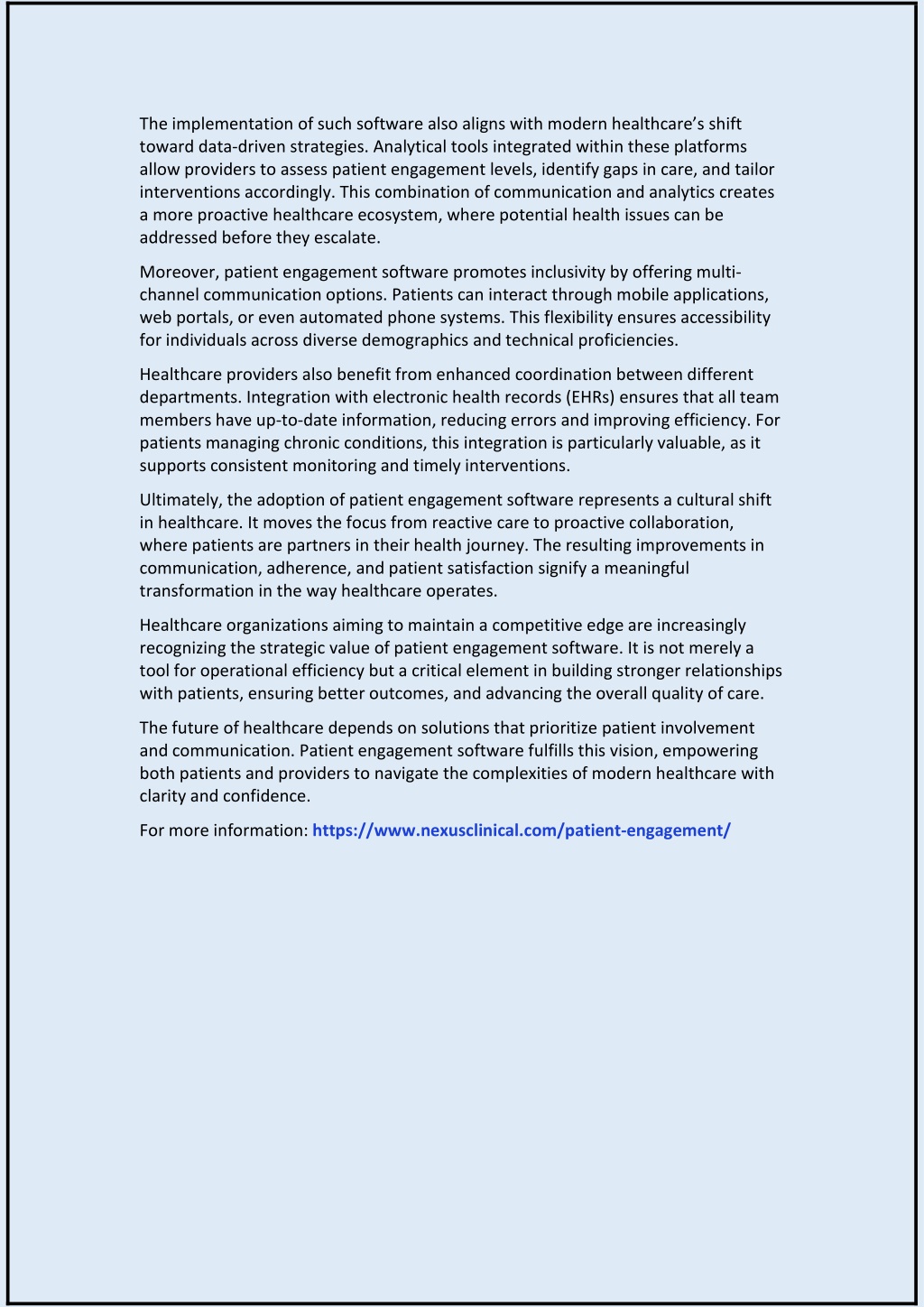 PPT - Patient Engagement Software Transforming Healthcare Interaction ...