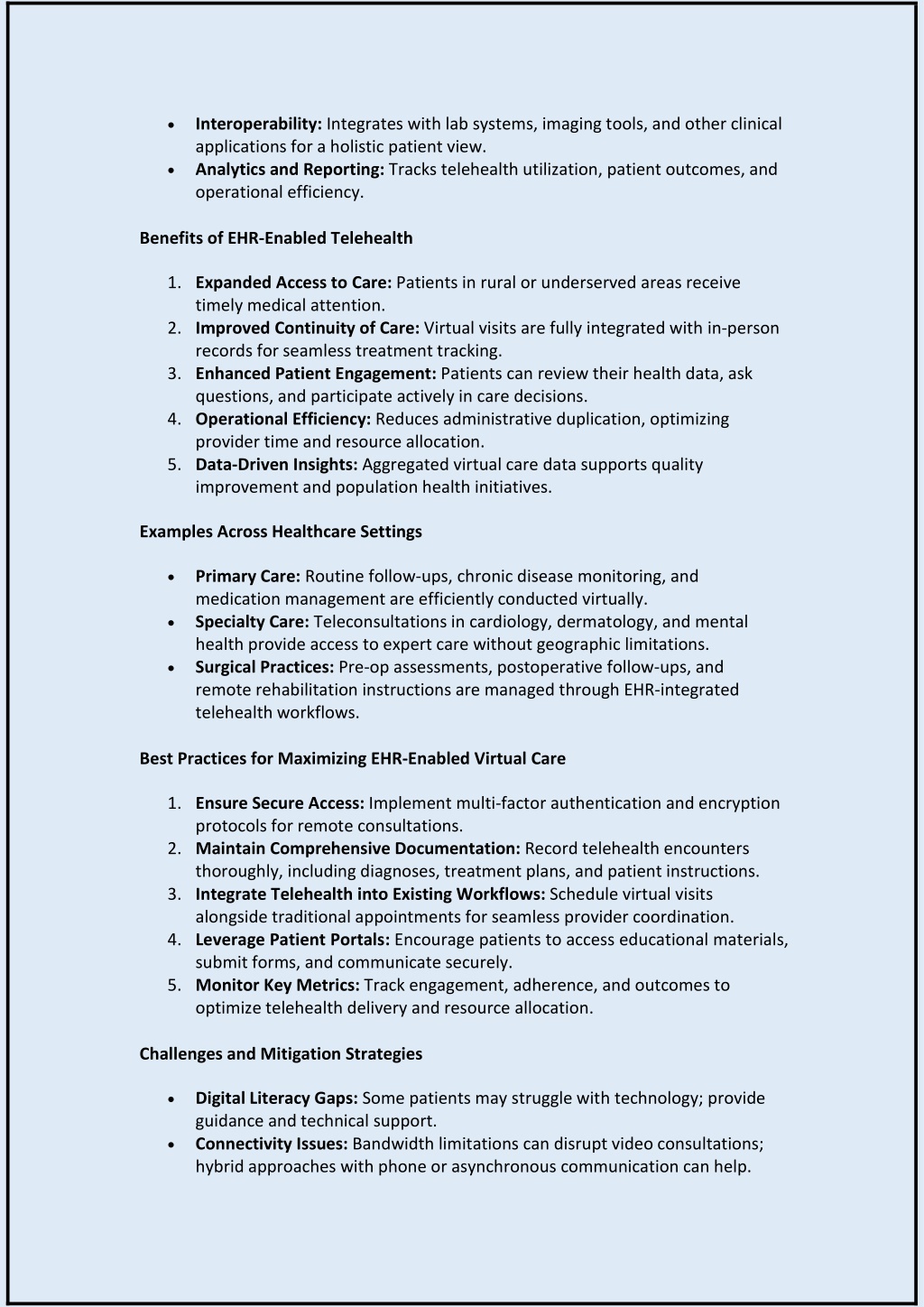 PPT - EHR Solution Supporting Telehealth and Virtual Care PowerPoint ...