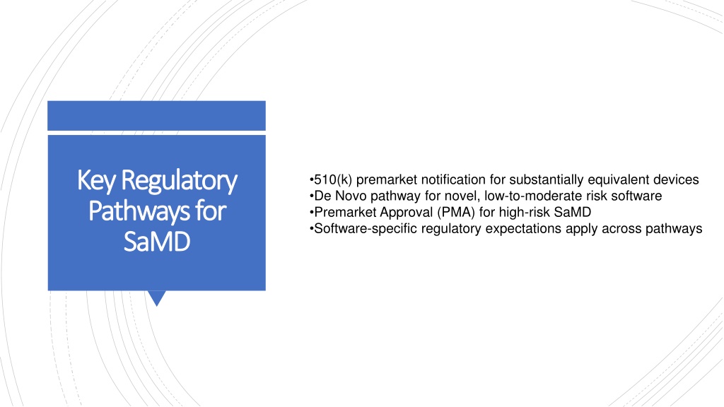 PPT - US FDA Registration for Software as a Medical Device (SaMD ...