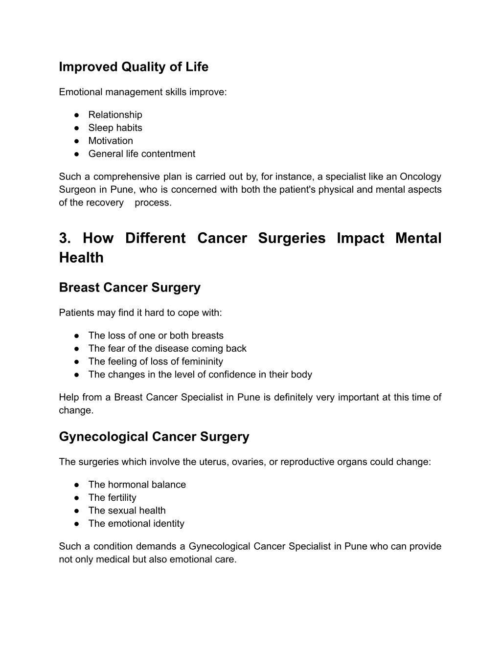 PPT - Cancer Surgery and Its Impact on Mental Health_ Coping Strategies ...