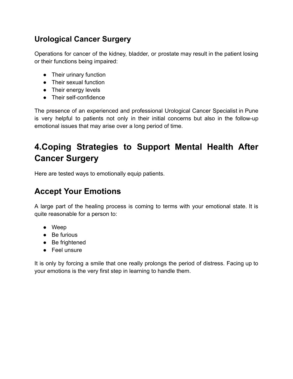 PPT - Cancer Surgery and Its Impact on Mental Health_ Coping Strategies ...