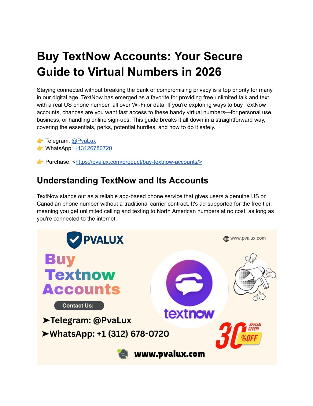 PPT - Buy TextNow Accounts_ Your Secure Guide to Virtual Numbers in ...