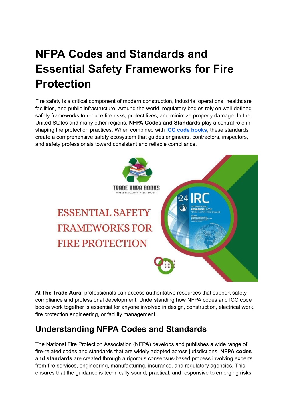 PPT - NFPA Codes and Standards and Essential Safety Frameworks for Fire ...