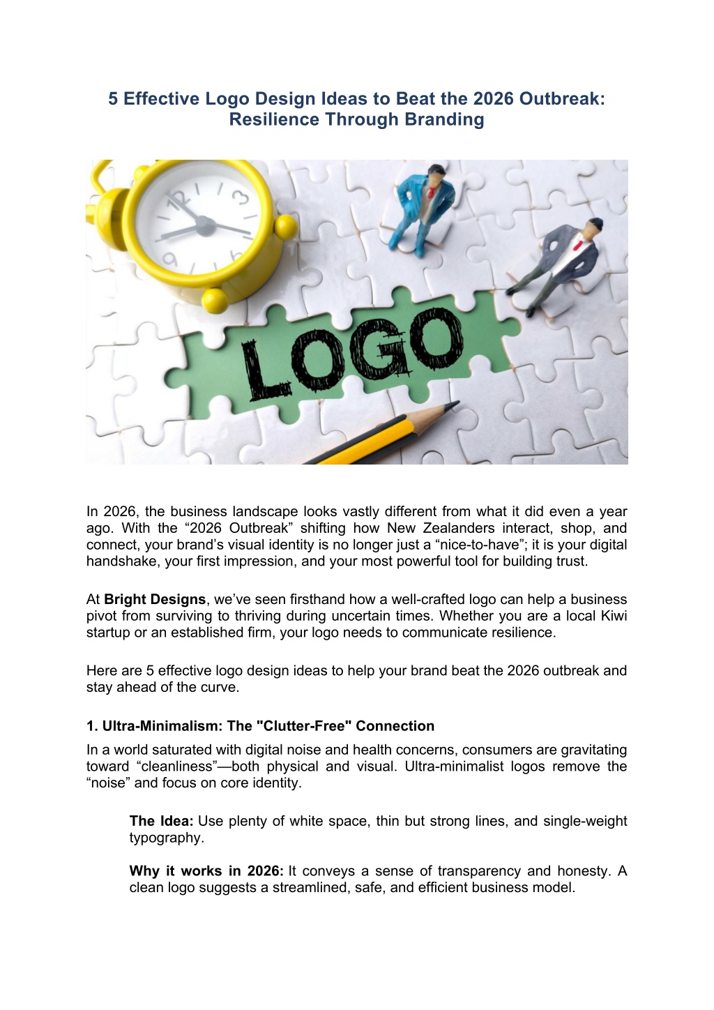 PPT - 5 Effective Logo Design Ideas to Beat the 2026 Outbreak ...