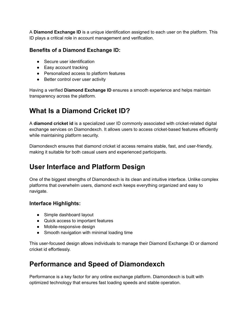 Diamond Authentication PPT - Diamondexch Complete Guide to Login, Exchange ID, and Features ...