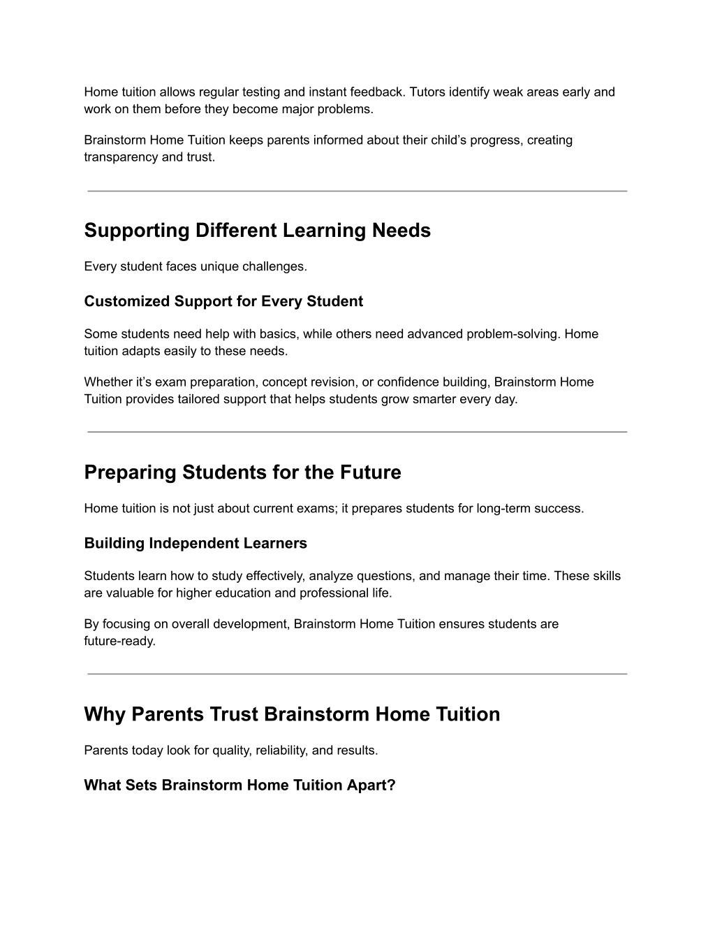 PPT - How Home Tuition Is Shaping Smarter Students PowerPoint ...