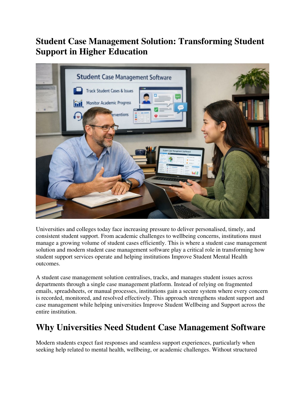 PPT - Student Case Management Software in Higher Education PowerPoint ...