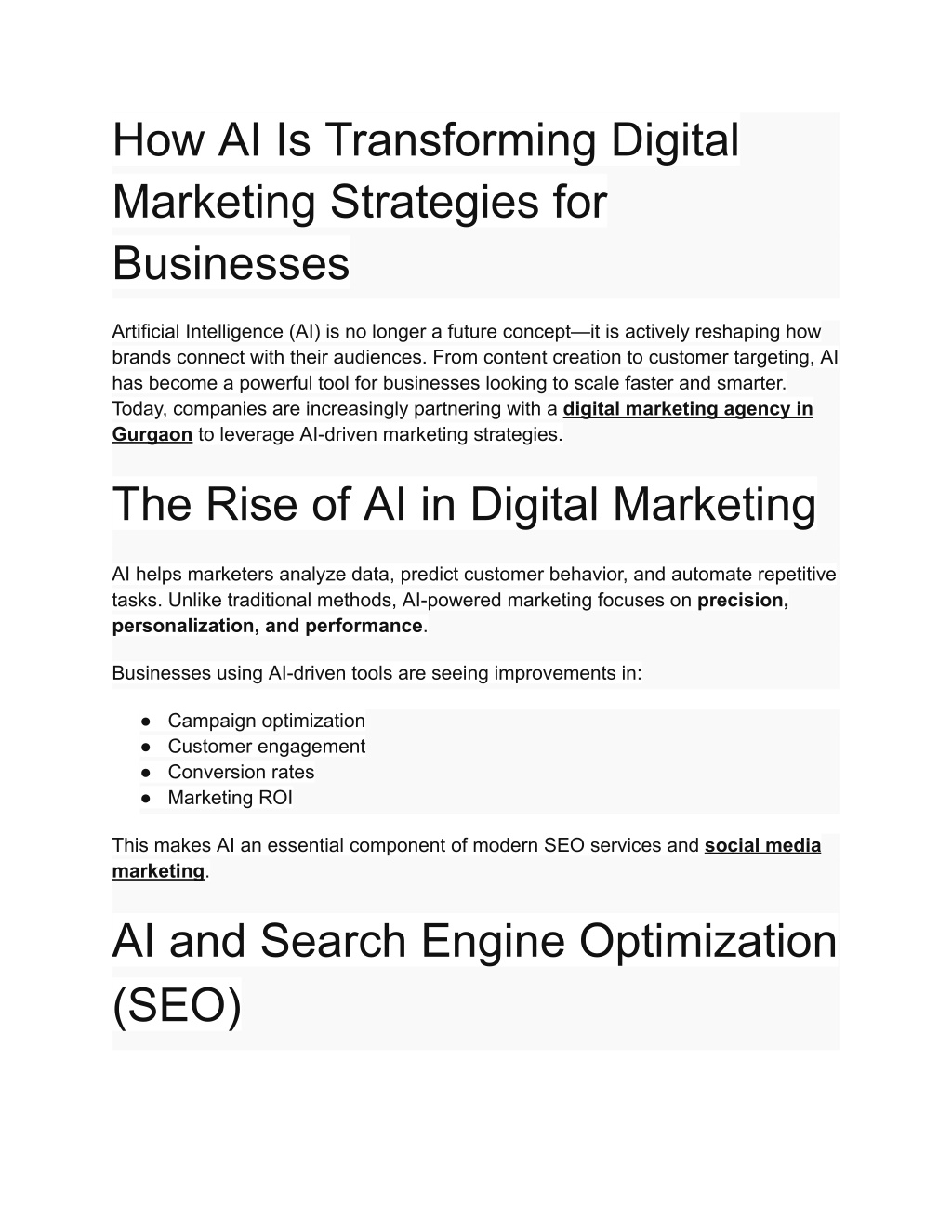 PPT - How AI Is Transforming Digital Marketing Strategies for ...